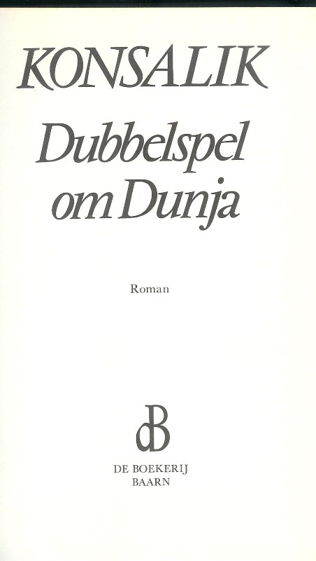 Dubbelspel om Dunja